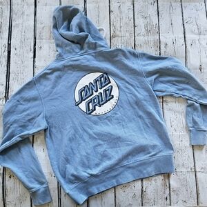 Santa Cruz Skateboards Blue Hoodie